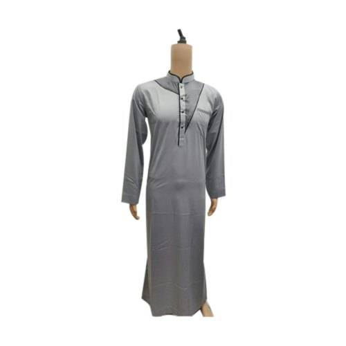 Grey Designer Arabic Jubba by Malik Islamic Goods