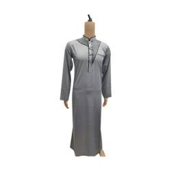 Grey Designer Arabic Jubba