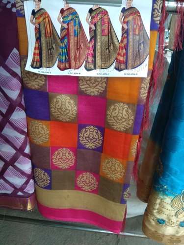 Designer Party wear cotton saree by BHUVANA FASHIONS