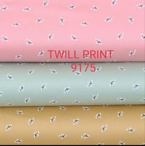 Twill Printed shirting Fabric 
