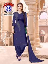 Crepe Silk Unstitched Suit