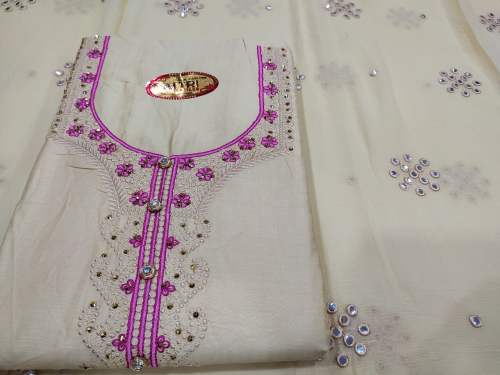 Embroidered Suit Material