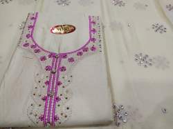 Embroidered Suit Material