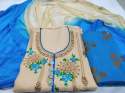 Embroidered Unstitched Suit