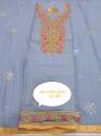Embroidery work Dupatta With Unstitch Suit thumb 3