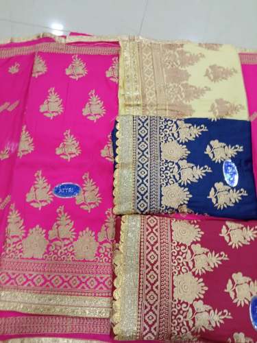 Heavy Embroidery Butta Work Unstitch Suit