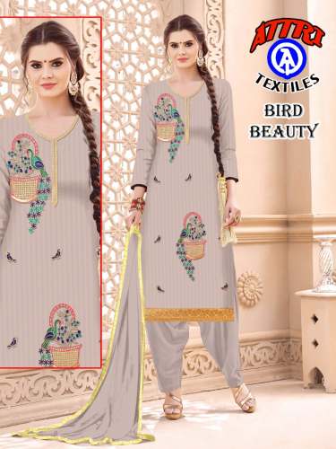 Satin Cotton Dress Material