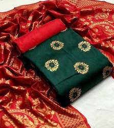Designer Banarasi Dress Material