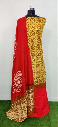 Designer Batik Dress Material by Fashion Hub