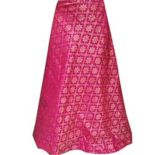 Fancy pink Brocket Skirt  by Shubham Saree Emporium