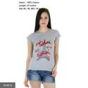 Grey Round neck Girlish T shirt