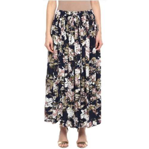 Printed Flared Skirt