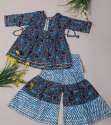 kids-blue-color-flower-printed-sharara-set