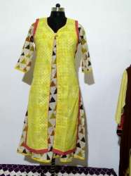 New Arrival Jacket Style Cotton Kurti