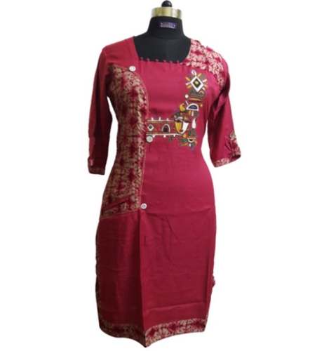 New Arrival Linen Kurti by Ruby Boutique & Interior