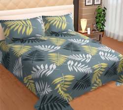 DOUBLE BED BEDSHEET WITH 2 PILLOW COVER