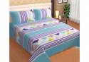 Glace Cotton  90*100 Double Bed Sheet