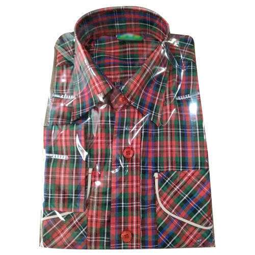 Checkerd Boys School Uniform shirt  by Sahib Collections