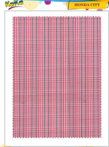 fancy checks honda city uniform fabric 