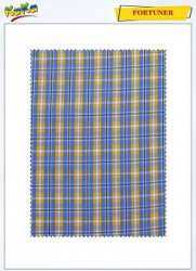 FORTUNER checks uniform shirting fabric