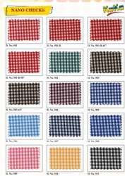 small checks shirting uniform fabric