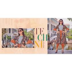 New Arrival Bell Sleeeve Muslin Kurti