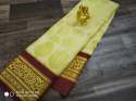 Bridal Wear Pure Kanchipuram silk saree thumb 1