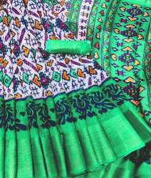 Exclusive Pochampally Linen Printed Saree 