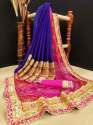 Jaipuri Chunari Style Gota Patti saree thumb 3