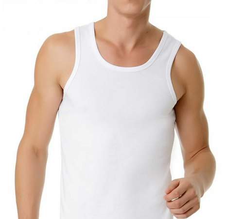 Mens White Sando by Pcm Traders & Company