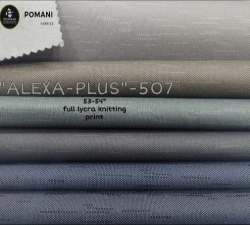 Cotton Knitting Print Men suiting fabric