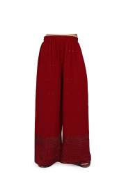 Women's Cotton Chikan Palazzo