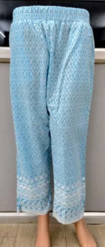 Women's Rayon Chikan Pants