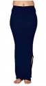 Plain Blue Saree Shapewear 