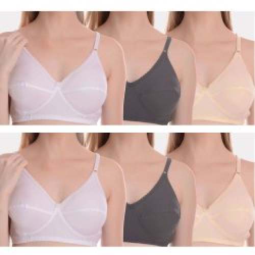 Women Non Padded Hoisery Bra by Aashi Global Traders