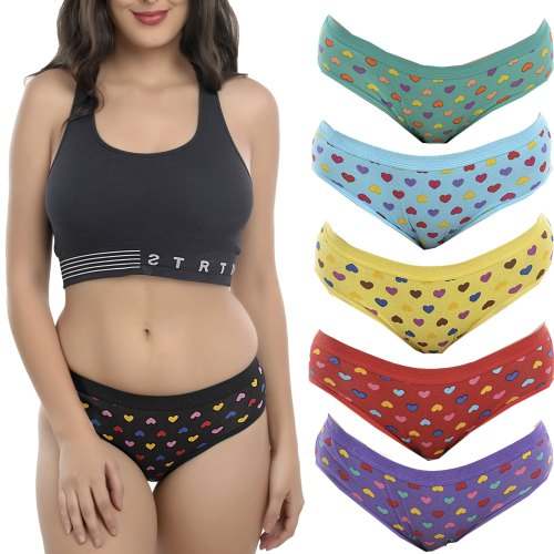 Women Printed Cotton Panties by Aashi Global Traders