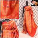 FANCY COLOR RIVVA SILK SAREE AT WHOLESALE RATE  thumb 6