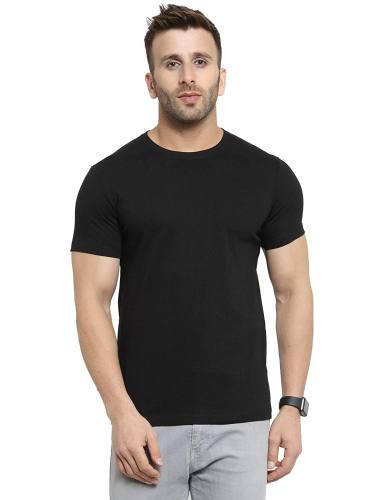 Premium Round Neck  half Sleeve Biowash T shirt by Haripriya Clothing Co