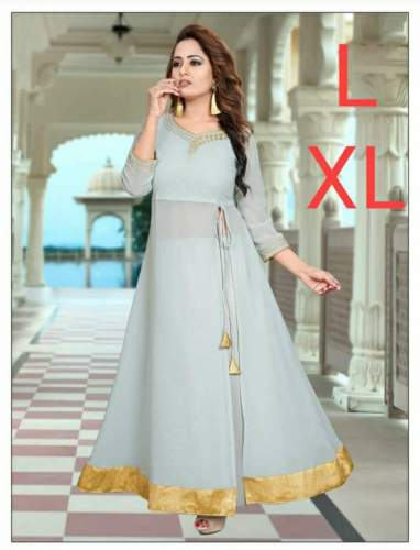 KURTI WITH LAHANGA