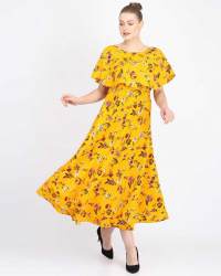 Designer Floral Print Western Frock