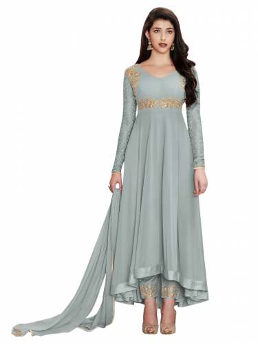 DESIGNER SALWAR SUIT (F1135-GREY)