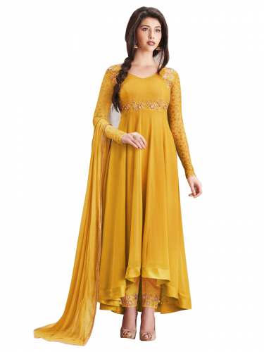 DESIGNER SALWAR SUIT (F1135-YELLOW)