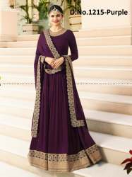 DESIGNER SALWAR SUIT (F1215-PURPLE)