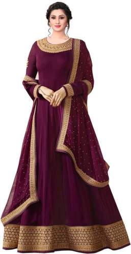DESIGNER SLWAR SUIT (F1216-PURPLE)