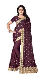 Embroidered Silk Sarees