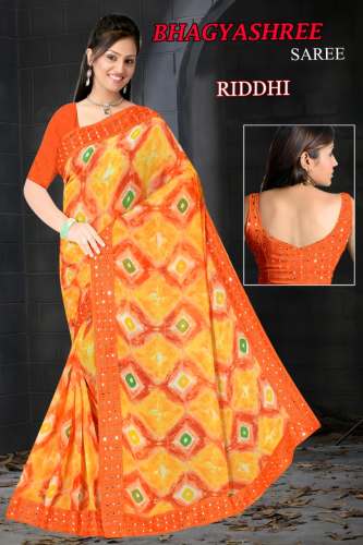 Exclusive Printed Weightless Saree by Navya Designer