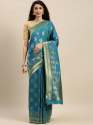 Banarasi silk saree with Zari border