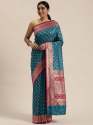 Women's Banarasi silk pure zari saree thumb 4