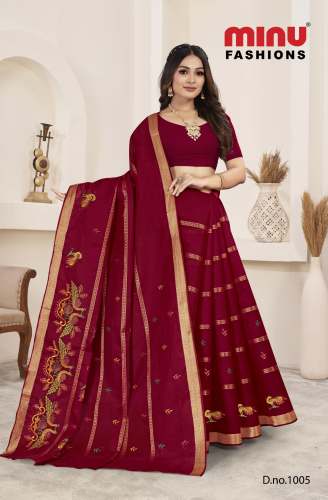Animal EMB Saree by MINU