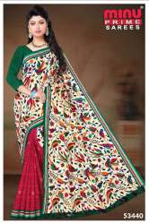 Chidiya Vol-1 Saree (Malai Cotton) by MINU